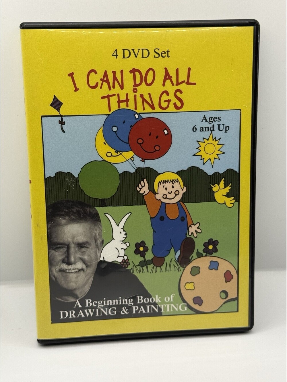 I Can Do All Things A Beginning Book Of Drawing & Painting 4-Disc DVD VIDEO kids
